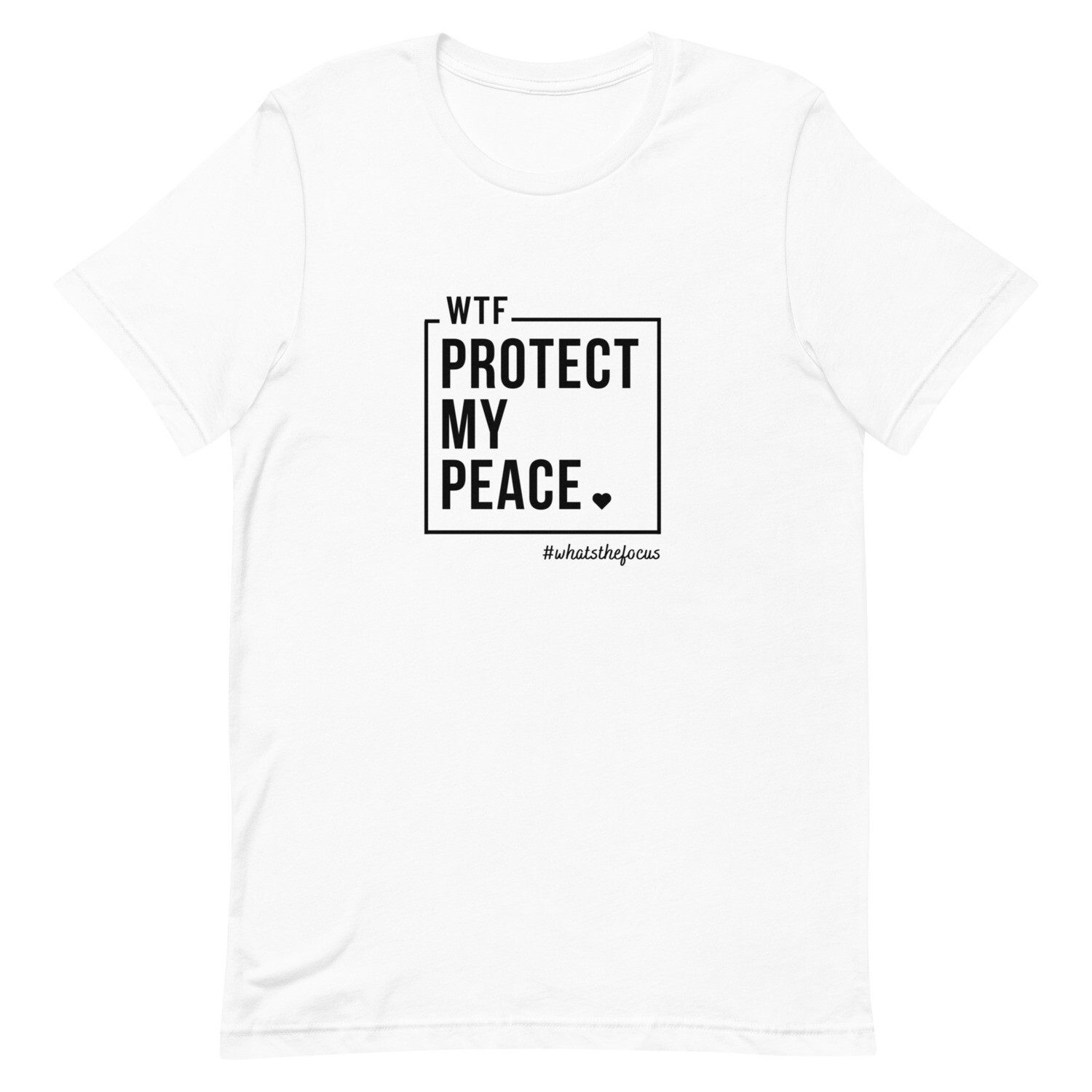 Protect My Peace - White Unisex Tee