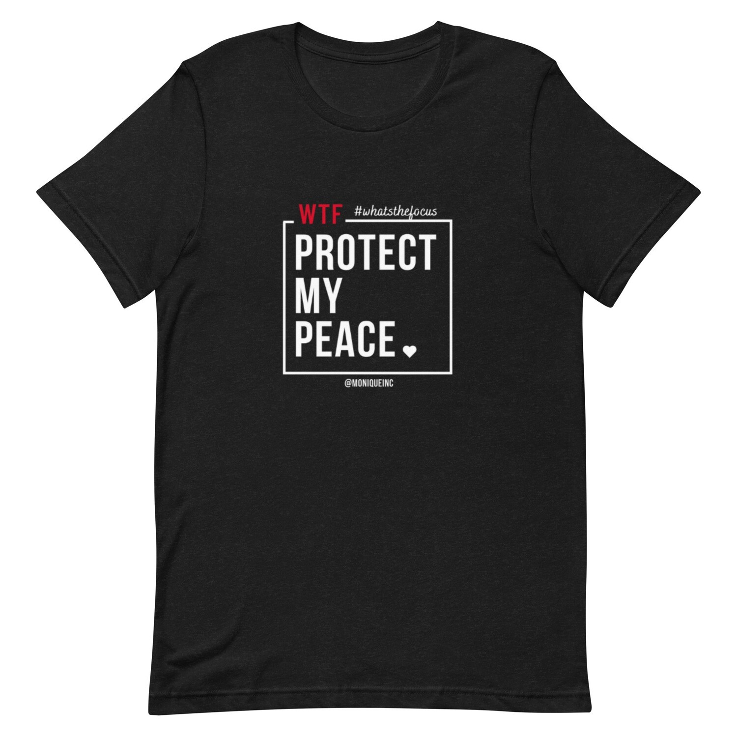 Protect My Peace - Black & Red Unisex Tee