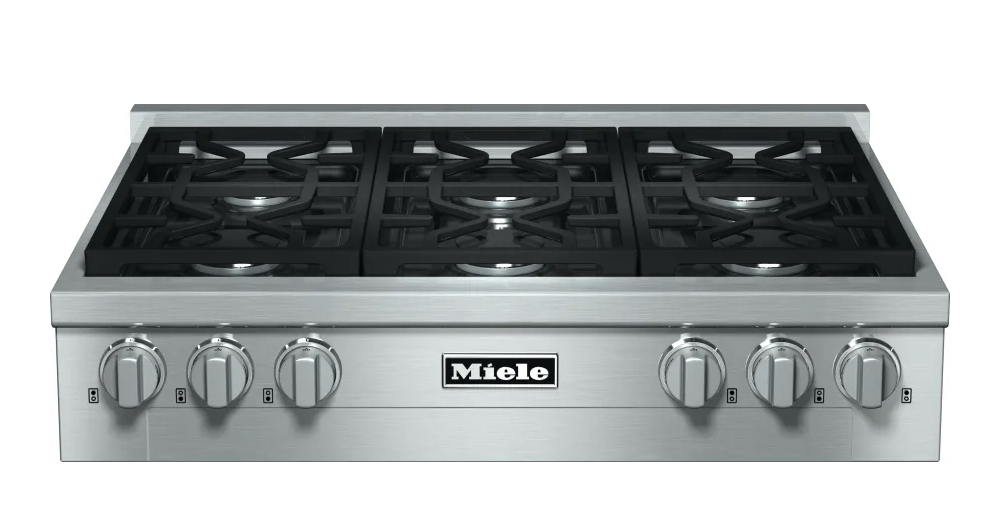 Miele - 36&quot; Wide 6 Burner Gas Rangetop