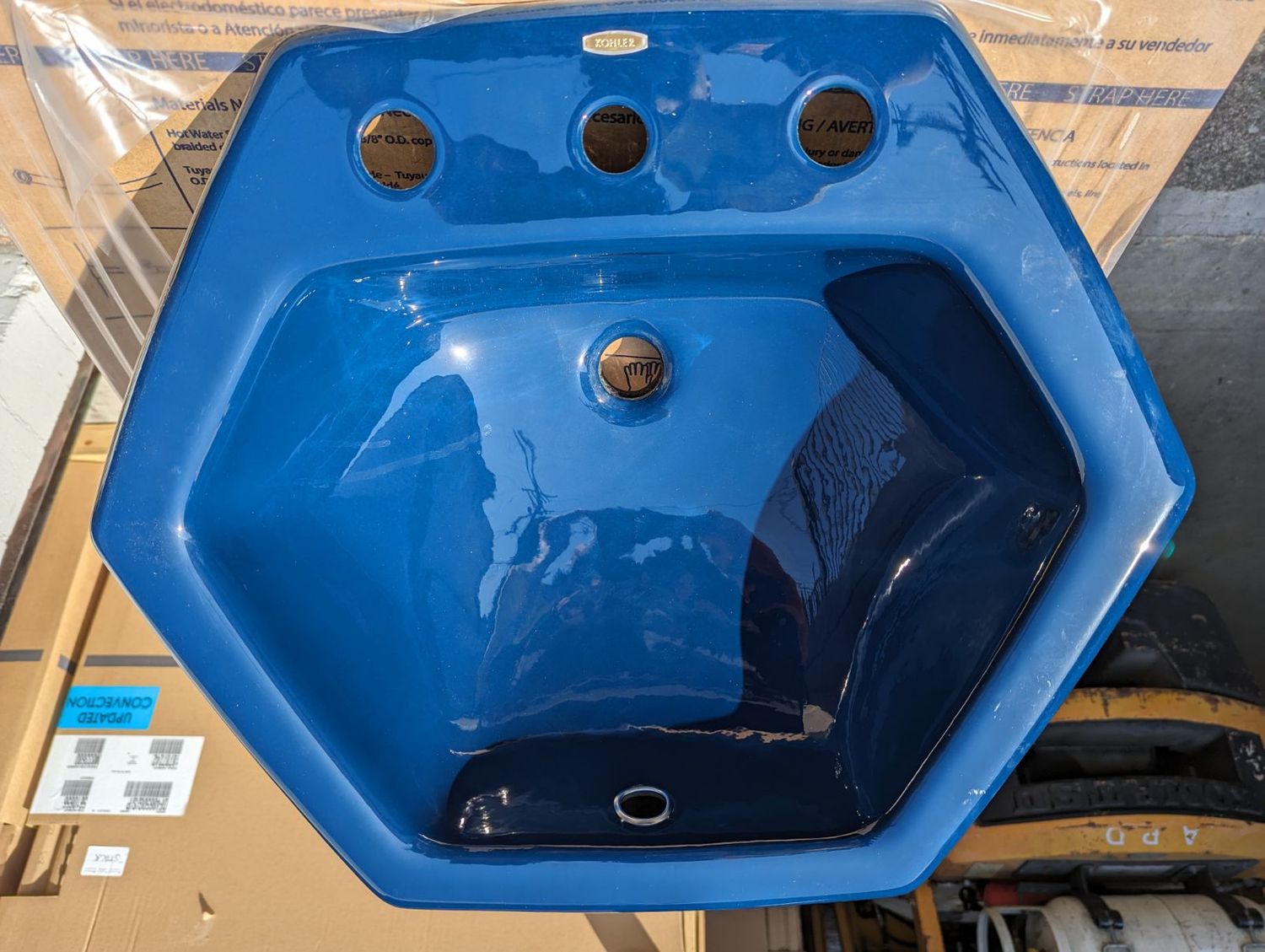 Kohler K-2931-8-0 Sink (Blue)