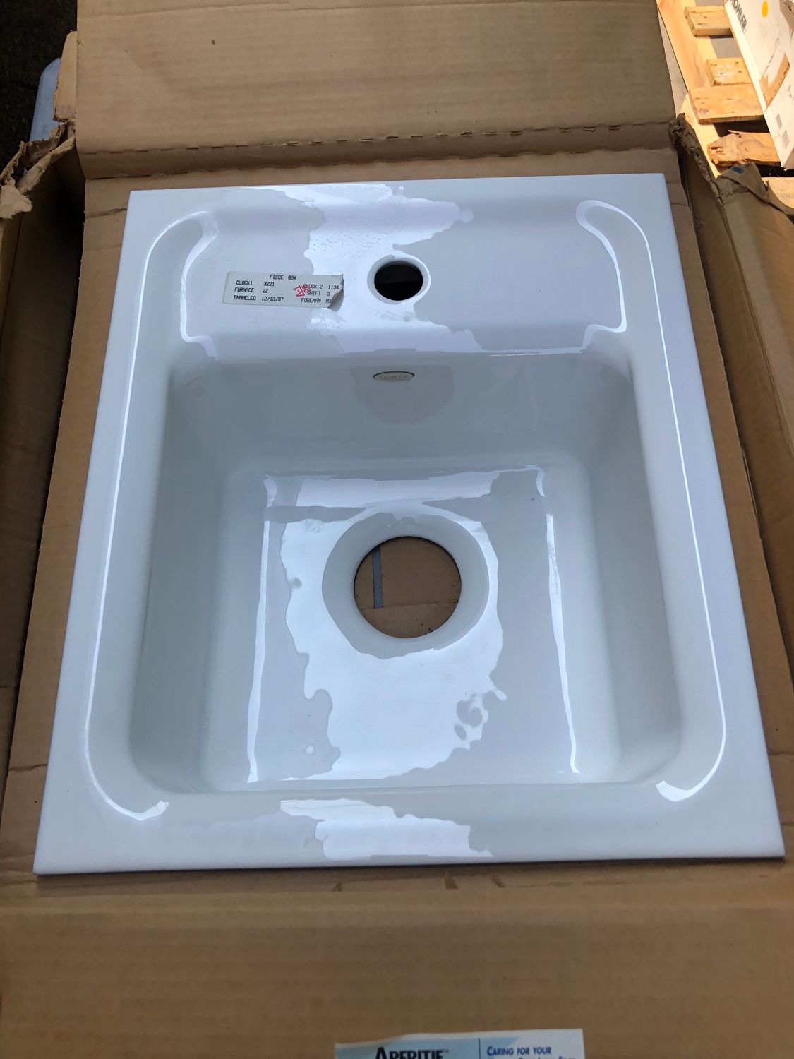 Kohler K-6540-1-0 Sink (White)