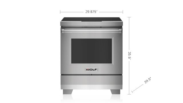 Wolf IR30450/S/P 30&quot; Professional Induction Range