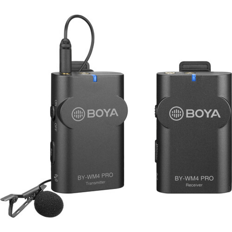 BY-WM4 Pro K1 Micrófono Inalámbrico Para Cámaras Y Teléfonos