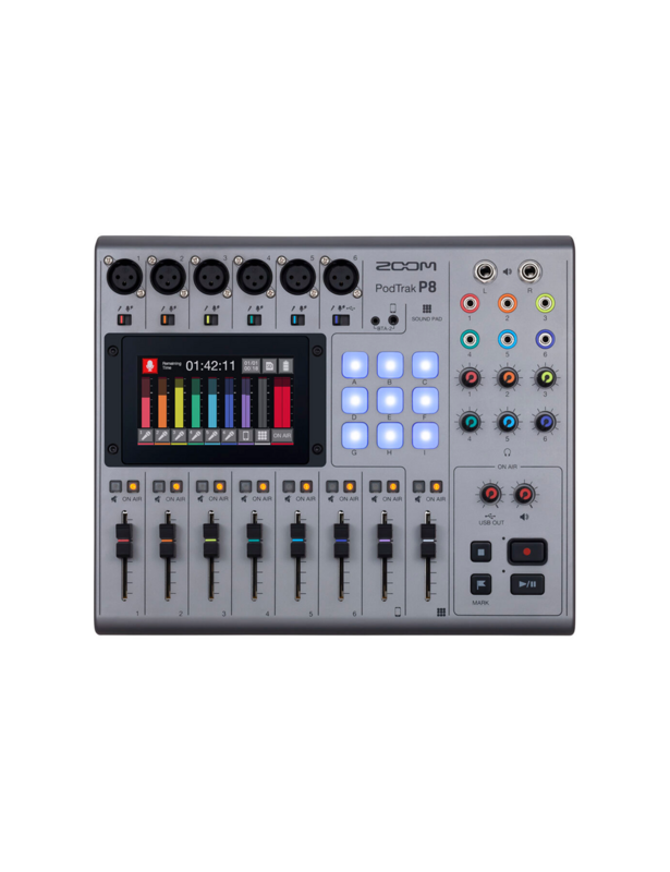 Zoom P8 Podtrak Consola Para Podcast De 8 Canales