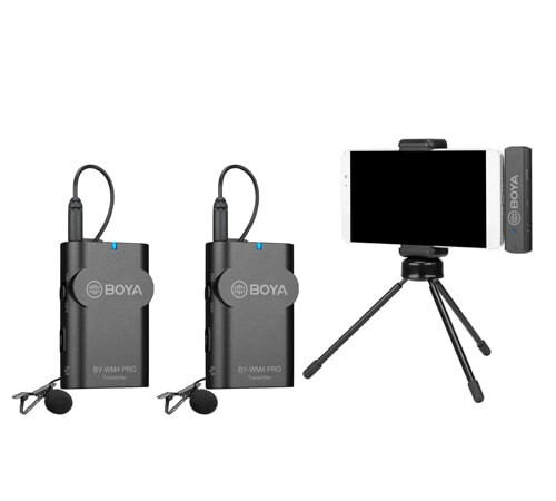 BY-WM4 Pro-K6 Micrófono Inalámbrico Doble – Conector USB-C