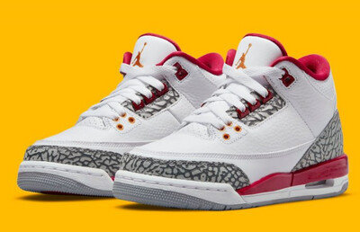 Jordan 3 Cardinal Red