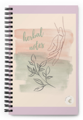 Herbal Notes notebook