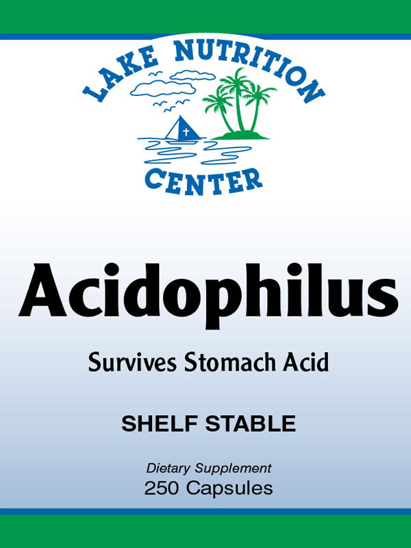 Acidophilus - 250 Capsules