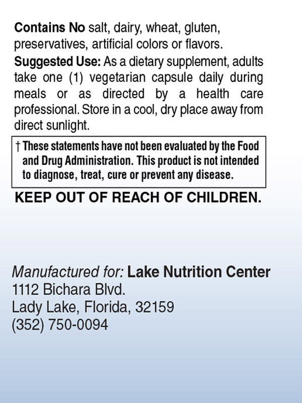 PROBIOTIC LABEL