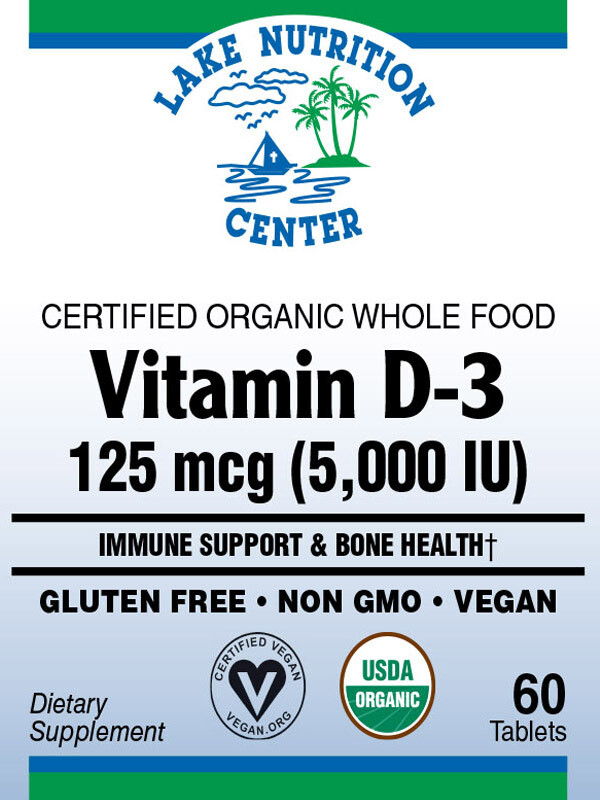 ​Vitamin D-3 - 5000IU -Organic