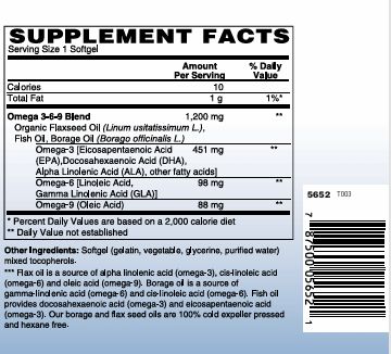 Omega, 3, 6, 9 Complete EFA