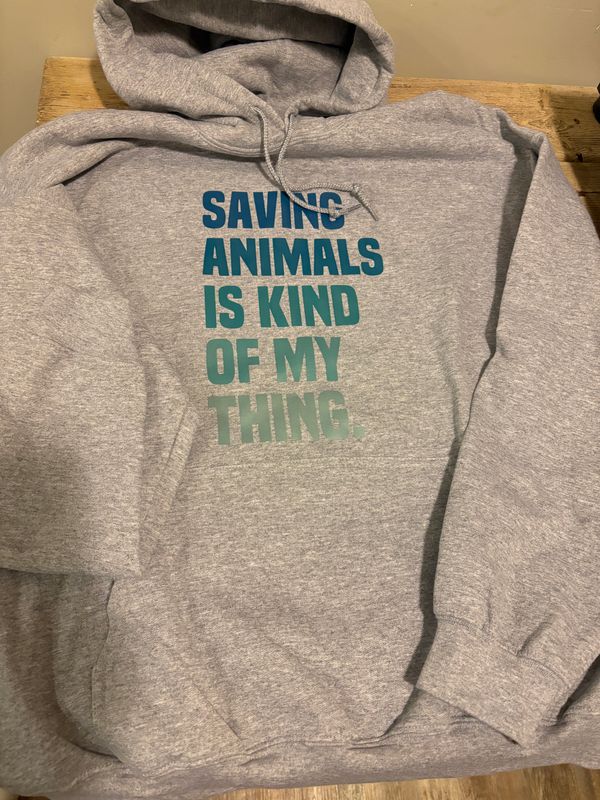 Saving Animals Is Kind Of My Thing (Gradient Blue Font)