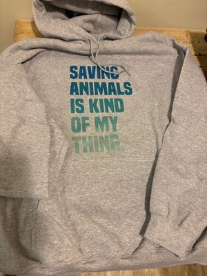 Saving Animals Is Kind Of My Thing (Gradient Blue Font)