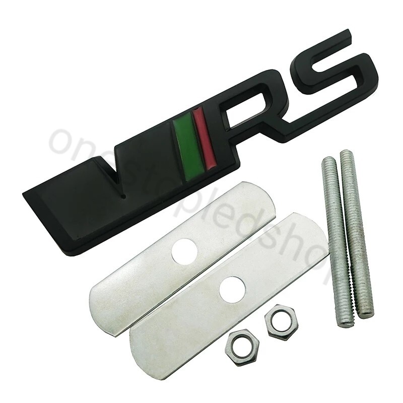 Skoda VRS V-RS RS black front grill grille badge emblem