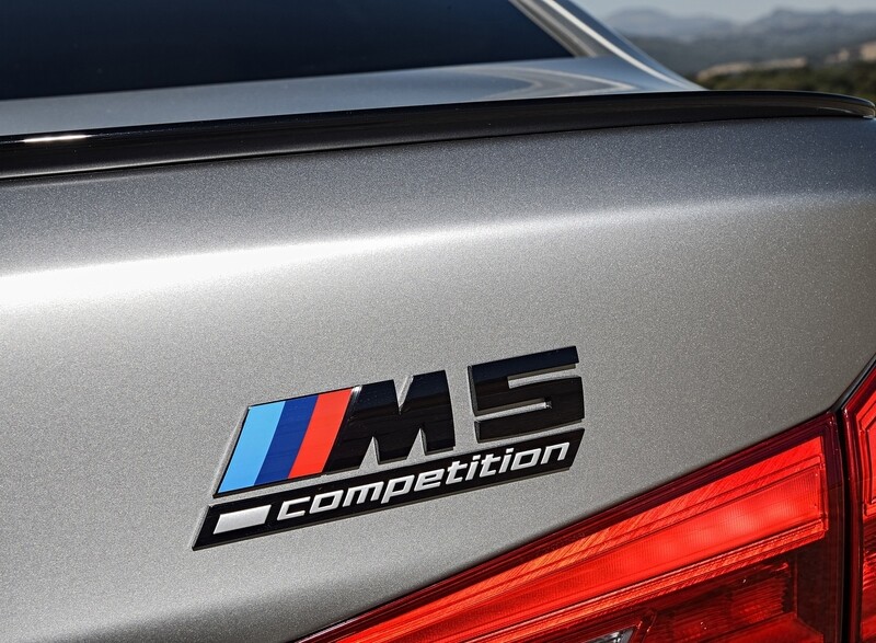 BMW competition rear boot trunk badge emblem adhesive stick on