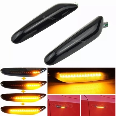 BMW side wing fender dynamic sequential indicator LED kit 1 3 5 series X3 X1