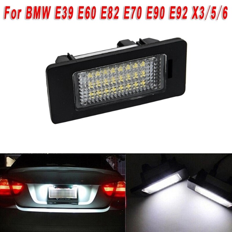 BMW number license plate LED kit 1 3 5 series X1 X3 X5 X6