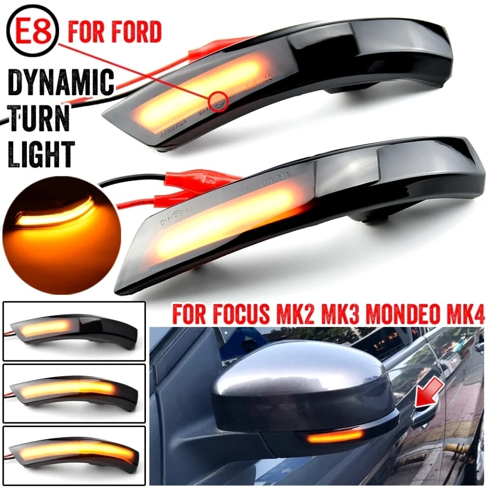 Ford sequential side mirror dynamic LED kit focus mondeo ST RS