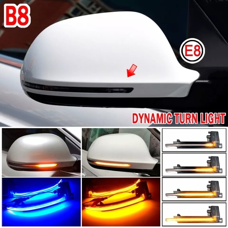 Audi B8 sequential side mirror dynamic LED kit