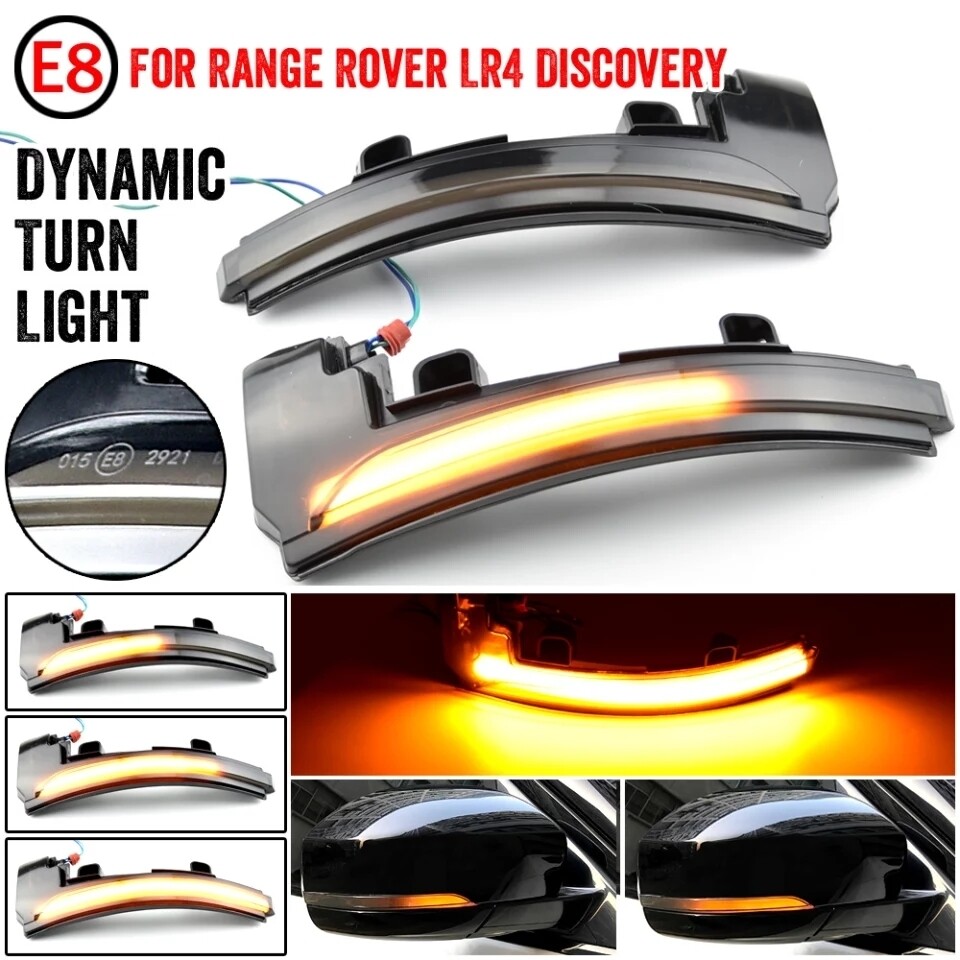 Range Land Rover sequential side mirror dynamic LED kit sport discovery evoque