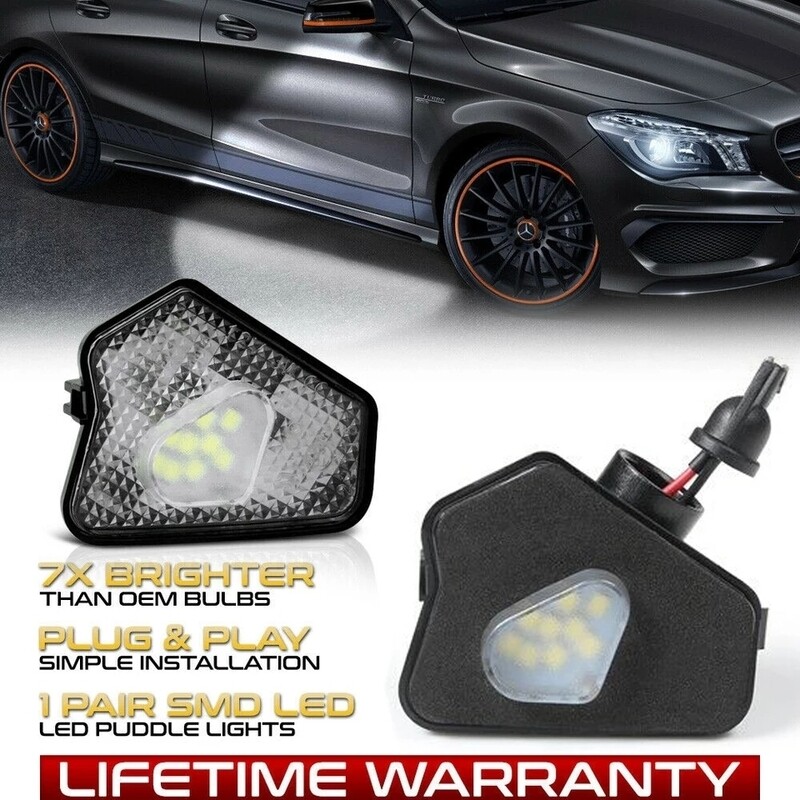 Mercedes Benz side mirror puddle lights LED kit