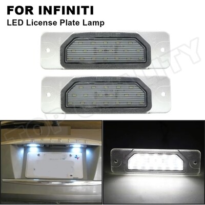 Nissan Infiniti number license plate LED kit