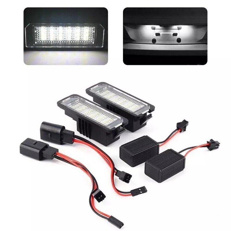 Skoda number license plate LED kit Octavia Fabia Superb