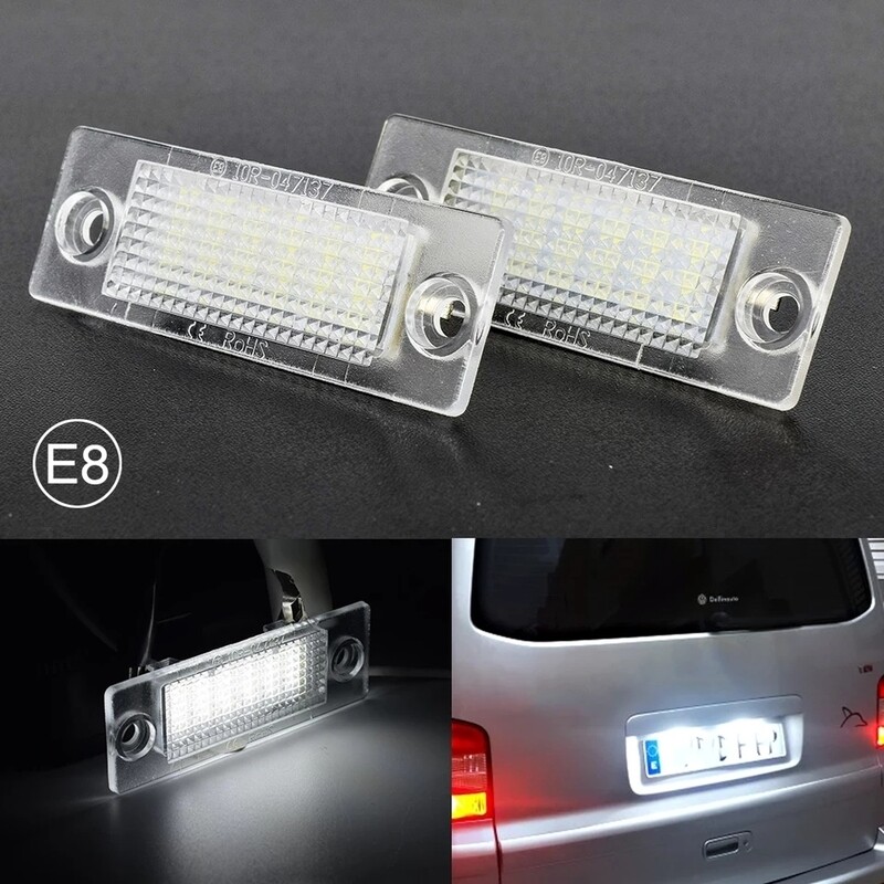 Volkswagen number license plate LED kit Golf Caddy Transporter Passat Touran