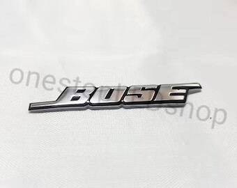 5 X Bose metal speaker grill badges emblems stickers clips