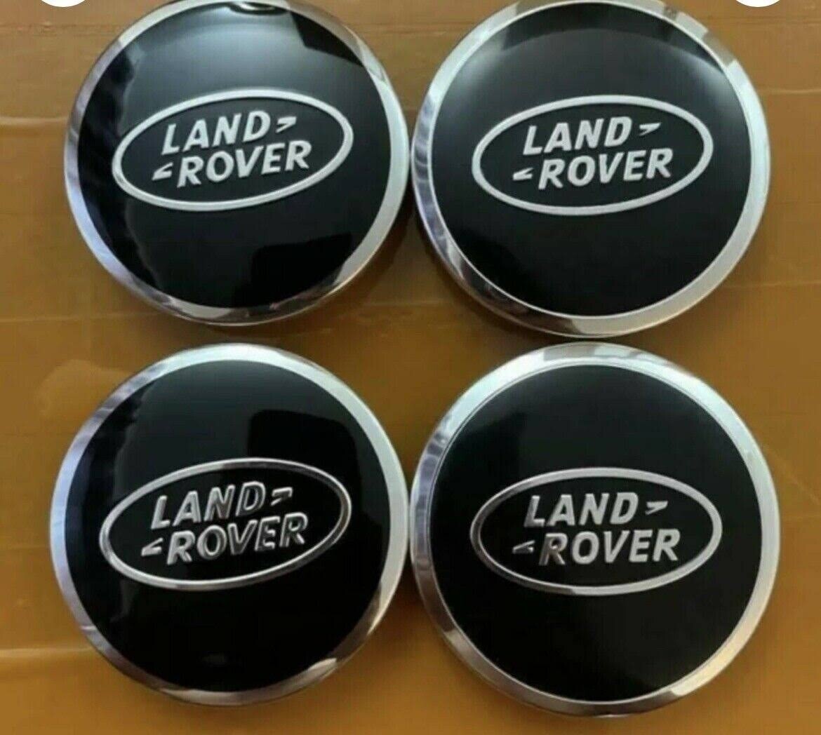 4 X land rover black 62mm 63mm Alloy wheel center hub caps
