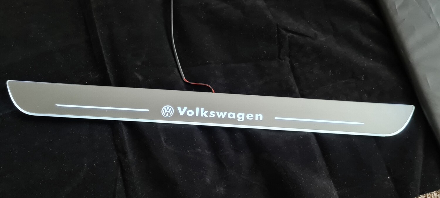 Volkswagen vw door welcome scuff plate sill LED kit