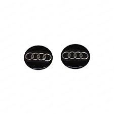 2pcs Audi 14mm key fob badge emblem adhesive stick on