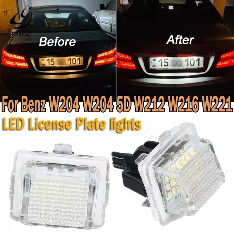Mercedes Benz number license plate LED kit W204 S204 C216 W221