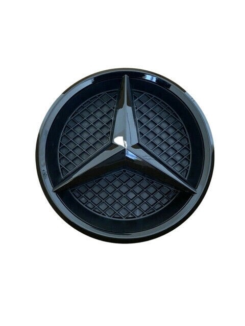Mercedes Benz A0008880060 black front grill grille badge emblem holder clip