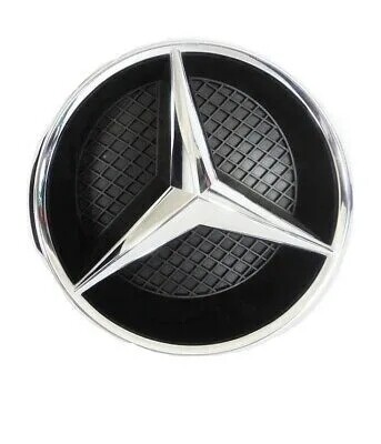 Mercedes Benz A0008880060 chrome silver front grill grille badge emblem holder clip