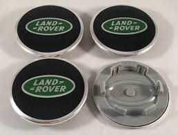 4 X land rover black green 62mm 63mm Alloy wheel center hub caps