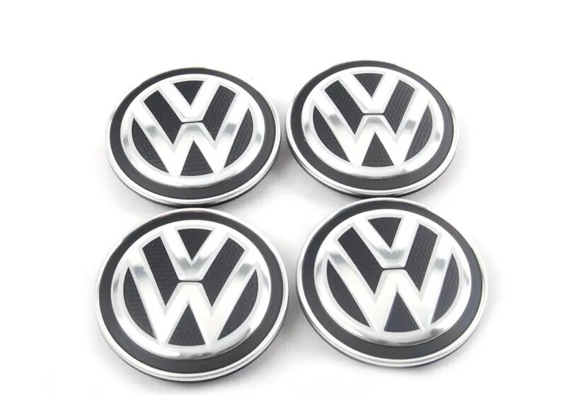 4 X Volkswagen 5G0 601 171 65mm Alloy wheel center hub caps