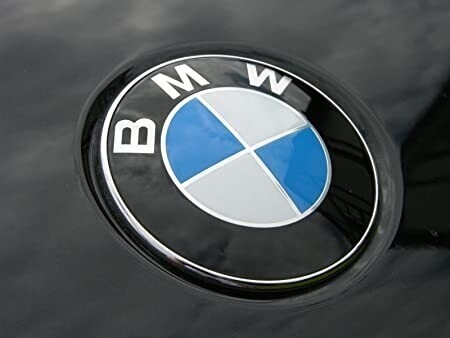 BMW 82mm 3 pin front bonnet rear boot trunk badge emblem adhesive 