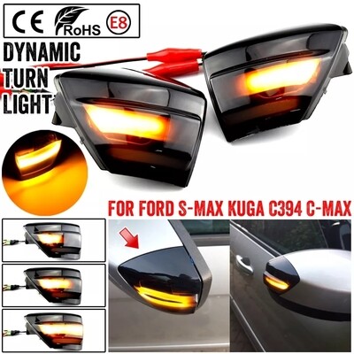 Ford sequential side mirror dynamic LED kit kuga smax cmax
