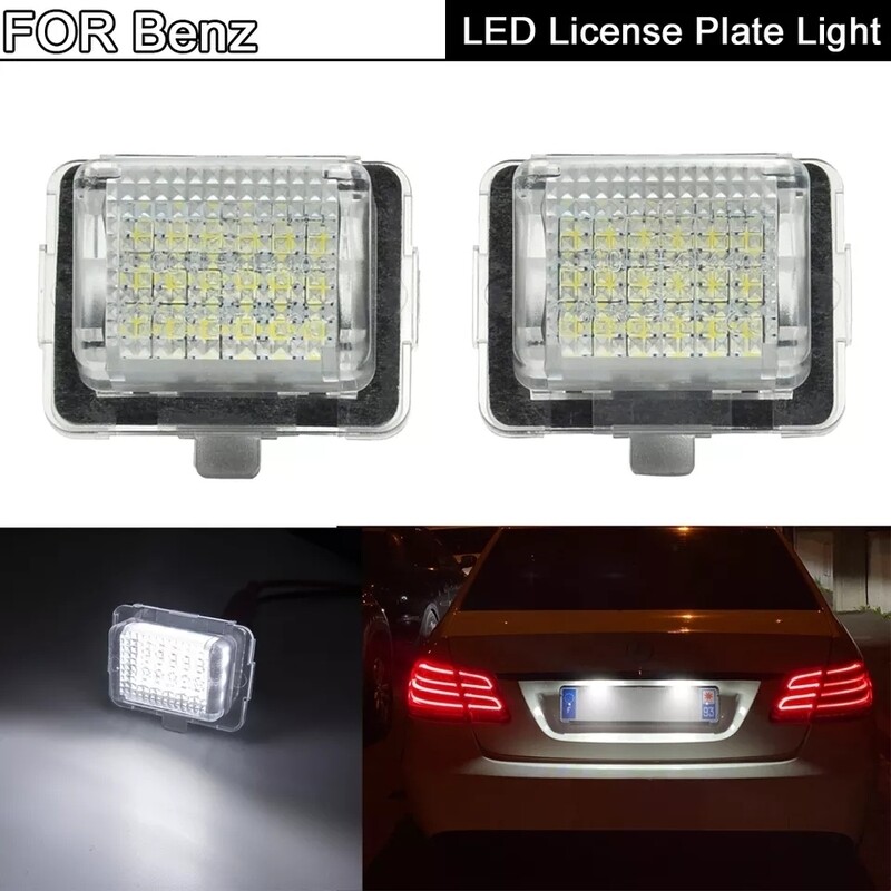 Mercedes Benz number license plate LED kit W205 c s class cla