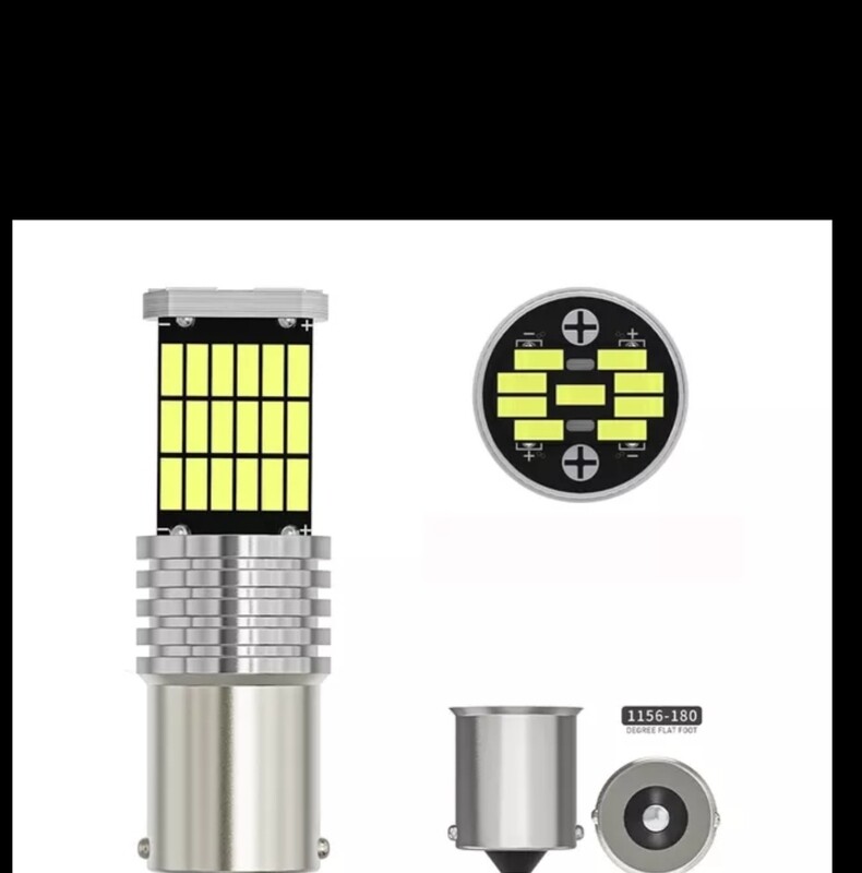 2pcs 1156 382 LED bulbs error free white