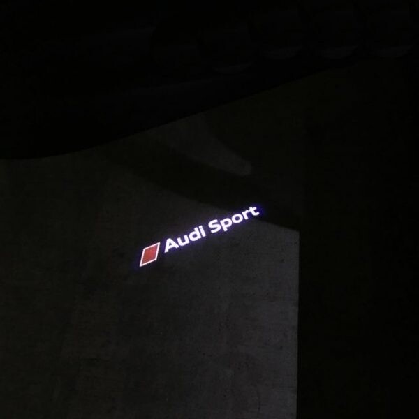 2pc Audi door projector shadow LED kit sport logo