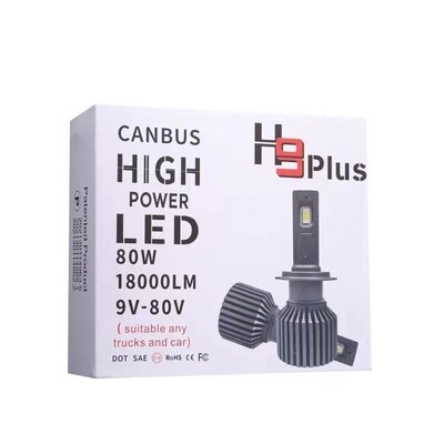 H9 plus H8 H11 Foglight Headlight LED kit 80w plug and play error free