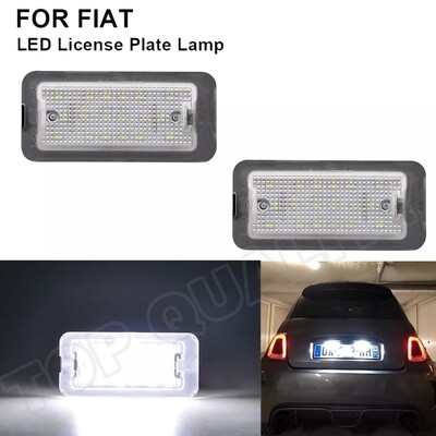 Fiat Abarth 500 500c number license plate LED kit