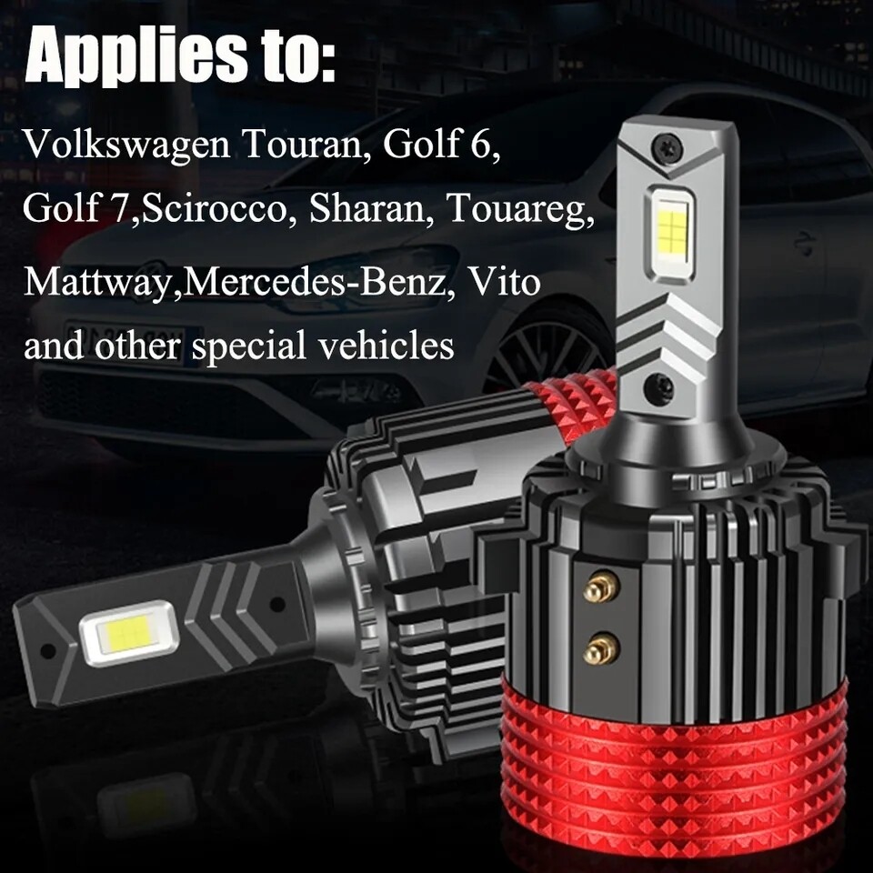 H7 Headlight LED kit for Volkswagen Mercedes Benz direct fit plug and play canbus error free