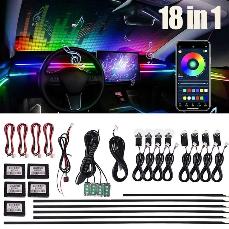 18 in 1 Symphony Ambient kit 1 year warranty acrylic strips