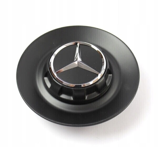1pc A0004001100 Mercedes Benz 144mm 68mm black alloy wheel center hub cap