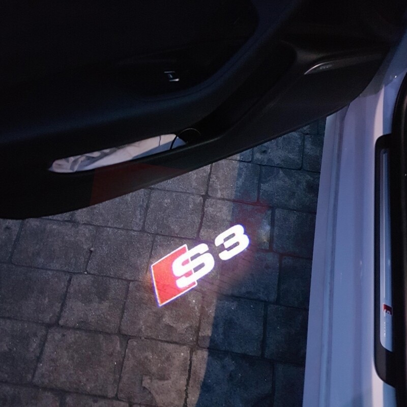 4pc Audi S3 a3 door projector shadow LED kit logo