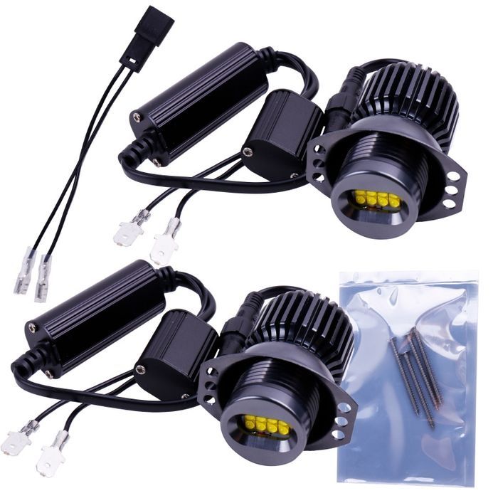 160w Angel eye Headlight cree LED kit error free bmw E90 E91