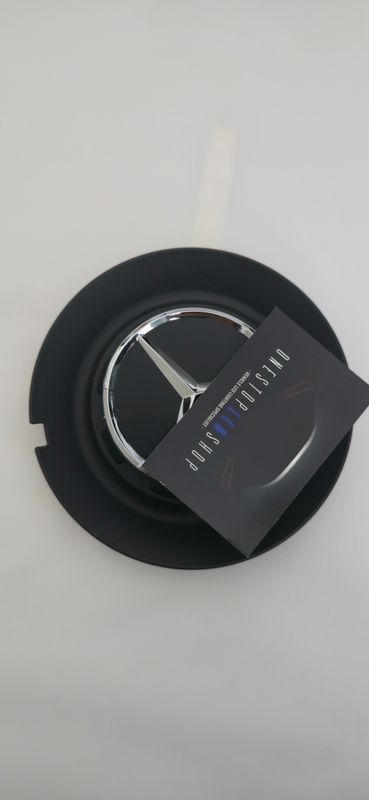 Satin matt black Mercedes Benz BC-965 BC 965 C-965 alloy wheel center hub cap